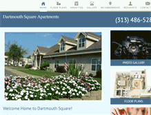 Tablet Screenshot of dartmouthsquareapartments.com